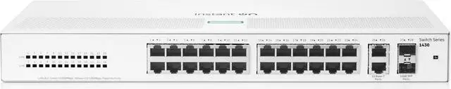 Alt view image 2 of 3 - HPE Networking Instant On Switch 26p Gigabit 2p SFP 1430 (R8R50A#ABA)