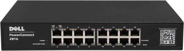 Dell PowerConnect 2816 16 Port 10/100/1000 Gbps Smart Switch - Newegg.com