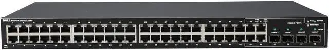Alt view image 2 of 5 - Dell PowerConnect 2848 - Smart switch - 48 ports - managed - desktop