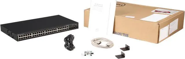 Alt view image 5 of 5 - Dell PowerConnect 2848 - Smart switch - 48 ports - managed - desktop