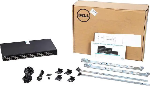Alt view image 6 of 5 - Dell Networking X1052 (210-AEIO) Managed Switch