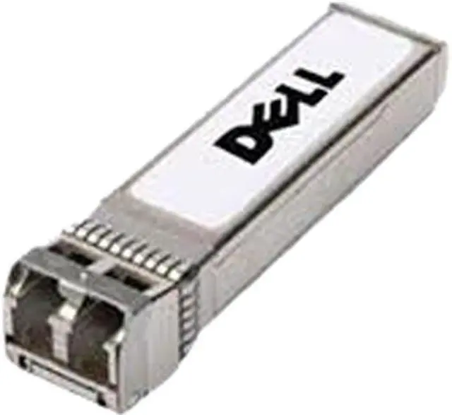 Main image of Dell 407-BBOU Networking, Transceiver, SFP+, 10GbE, SR, 850nm Wavelength, 300m Reach 10 Gbps 1 x Ethernet 10GBase-SR