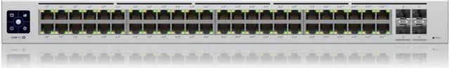 Alt view image 3 of 7 - Ubiquiti Pro 48 PoE, 48-port Layer 3 PoE++ Switch (USW-Pro-48-POE (600W))