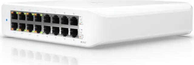Main image of Ubiquiti Lite 16 PoE, 16-port Layer 2 PoE Switch ((USW-Lite-16-POE (45W))
