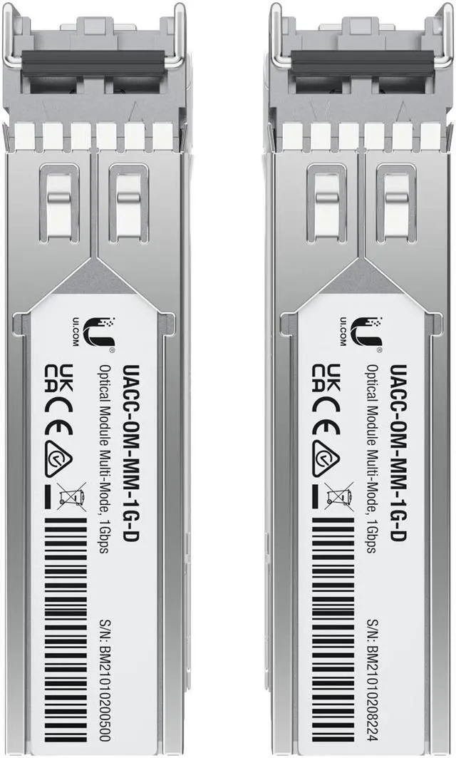 Alt view image 4 of 8 - Ubiquiti Networks 1 Gbps Multi-Mode Optical Module (UACC-OM-MM-1G-D-2)