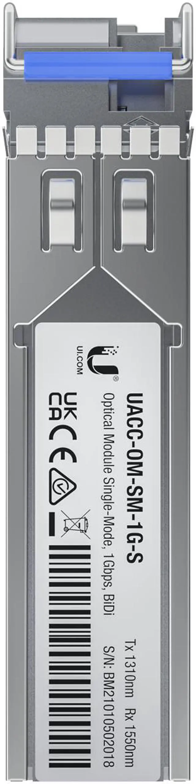 Alt view image 5 of 8 - Ubiquiti Networks 1 Gbps Bidirectional Single-Mode Optical Module (UACC-OM-SM-1G-S-2)