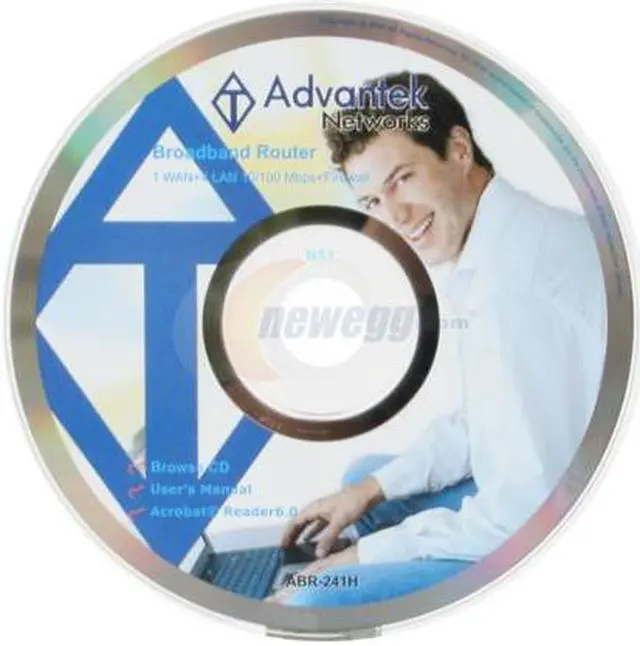 Alt view image 7 of 7 - Advantek ABR-241 Router 1 x 10/100Mbps WAN Ports 4 x 10/100Mbps LAN Ports