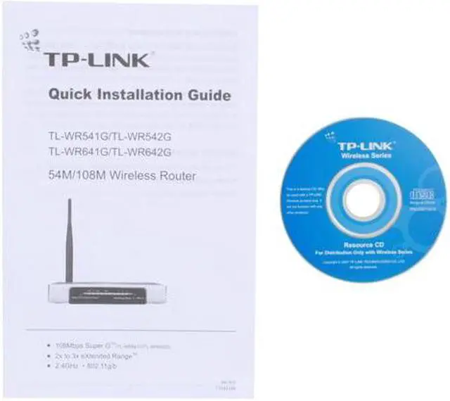 Alt view image 6 of 7 - TP-LINK TL-WR541G IEEE 802.11b/g eXtended Range Wireless G Router up to 54Mbps/ 10/100 Mbps Ethernet Port x4