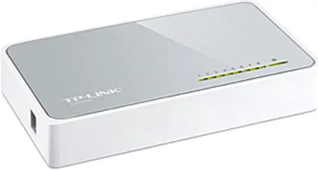 Alt view image 2 of 4 - TP-Link 8 Port 10/100Mbps Fast Ethernet Switch | Desktop Ethernet Splitter | Ethernet Hub | Plug and Play | Fanless Quiet | Desktop Design | Green Technology | Unmanaged (TL-SF1008D)