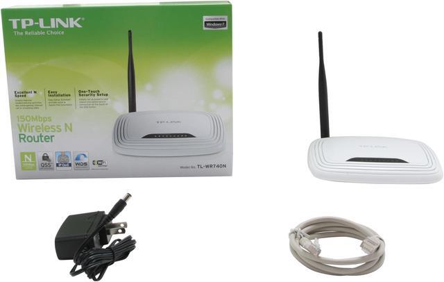 Alt view image 6 of 5 - TP-LINK TL-WR740N Wireless N150 Home Router, 150Mbps, IP QoS, WPS Button