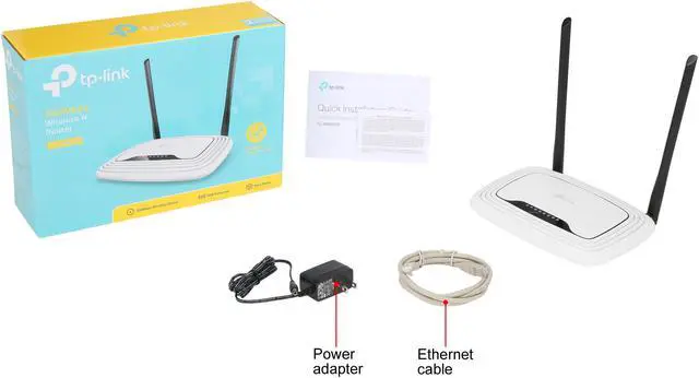Alt view image 8 of 7 - TP-Link N300 Wireless Extender, Wi-Fi Router (TL-WR841N) - 2 x 5dBi High Power Antennas, Supports Access Point, WISP, Up to 300Mbps