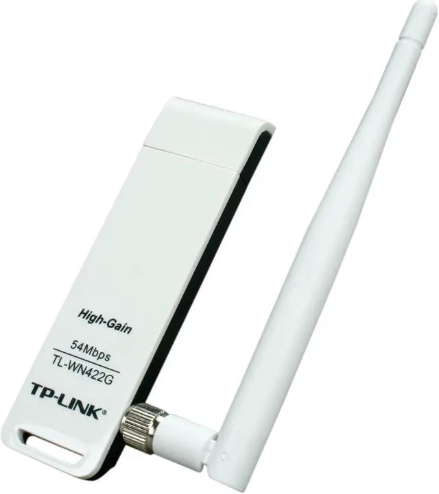 Main image of TP-Link TL-WN422G High Gain Wireless Adapter IEEE 802.11b/g USB 2.0 Up to 54Mbps Wireless Data Rates