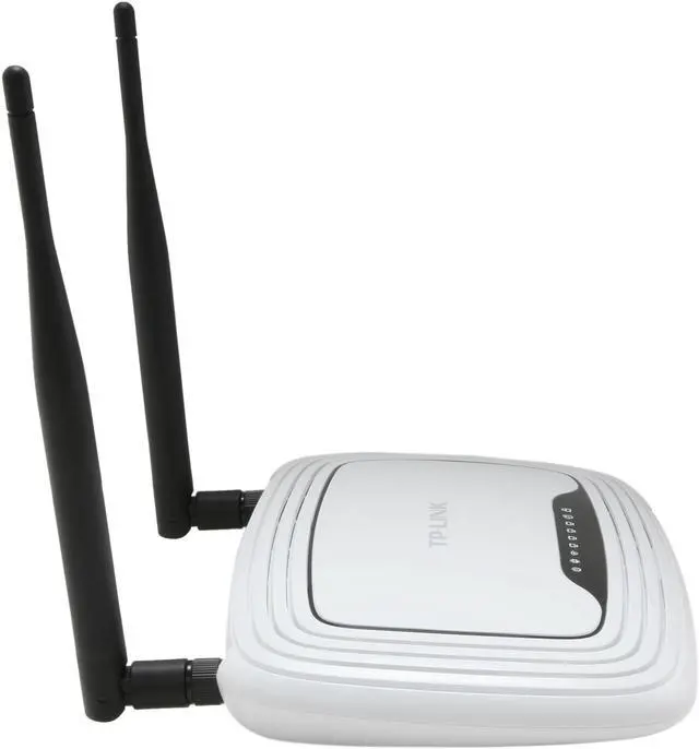Alt view image 3 of 5 - TP-LINK TL-WR841ND Wireless N300 Home Router, 300Mbps, IP QoS, WPS Button, 2 detachable antennas