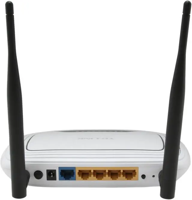Alt view image 4 of 5 - TP-LINK TL-WR841ND Wireless N300 Home Router, 300Mbps, IP QoS, WPS Button, 2 detachable antennas