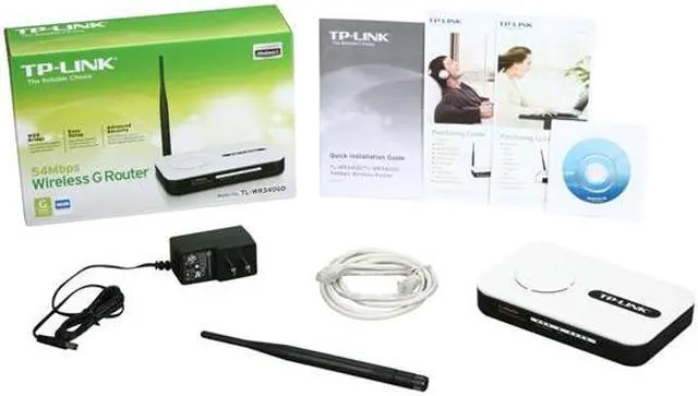 Alt view image 5 of 5 - TP-Link TL-WR340GD Wireless Router IEEE 802.3/3u, IEEE 802.11b/g