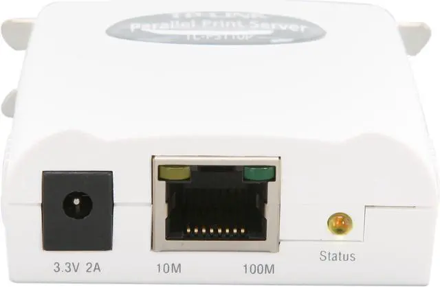 Alt view image 4 of 6 - TP-Link TL-PS110P Fast Ethernet Print Server RJ45 Parallel