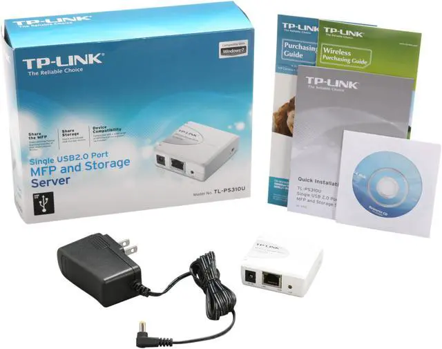 Alt view image 6 of 6 - TP-Link TL-PS310U MFP and Storage Server RJ45 USB 2.0