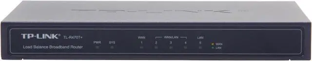 Alt view image 2 of 5 - TP-Link TL-R470T+ Load Balance Broadband Router 1 x 10/100Mbps WAN Ports 1 x LAN + 3 x Changeable WAN/LAN LAN Ports