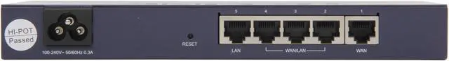 Alt view image 4 of 5 - TP-Link TL-R470T+ Load Balance Broadband Router 1 x 10/100Mbps WAN Ports 1 x LAN + 3 x Changeable WAN/LAN LAN Ports