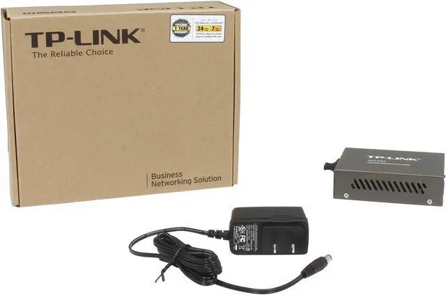 Alt view image 6 of 6 - TP-Link Gigabit SFP to RJ45 Fiber Media Converter | Fiber to Ethernet Converter | 10/100/1000Mbps RJ45 Port to 1000Base-LX Single-Mode Fiber (MC210CS) Grey
