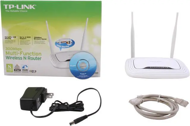 Alt view image 5 of 5 - TP-LINK TL-WR842ND N300 Multi-function Wireless Router