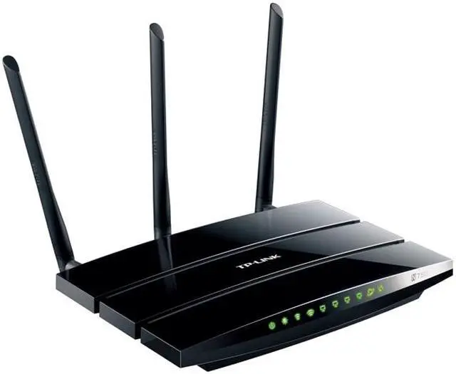 Alt view image 2 of 6 - TP-LINK TL-WDR4300 Dual Band Wireless N750 Router, Gigabit, 2.4GHz 300Mbps+5GHz 450Mbps, 2 USB port, IP QoS, Wireless On/Off Switch