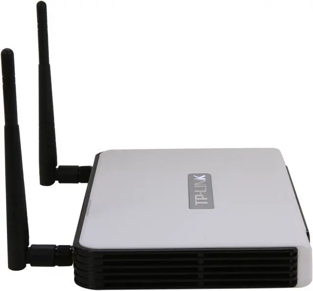 Alt view image 3 of 5 - TP-LINK TL-WR1042ND Gigabit Wireless N300 Router, 300Mbps, USB port, 2 Detachable Antennas, IP QoS / QSS Button