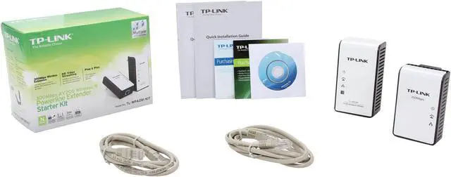 Alt view image 6 of 6 - TP-LINK TL-WPA281 KIT 300Mbps Wireless N Powerline Adapter Starter Kit, 2.4GHz N300 Adapter + 200Mbps Adapter, IEEEE 802.11b/g/n