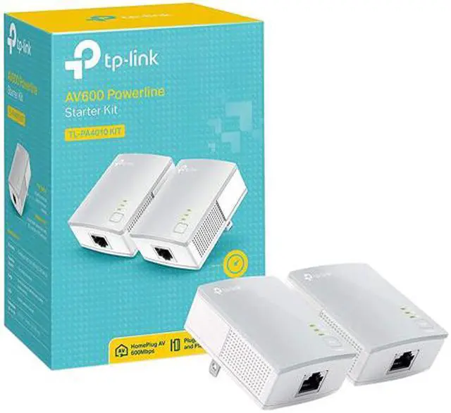 Alt view image 8 of 18 - TP-Link AV600 Powerline Ethernet Adapter(TL-PA4010 KIT)- Plug&Play, Power Saving, Nano Powerline Adapter, Expand Home Network with Stable Connections