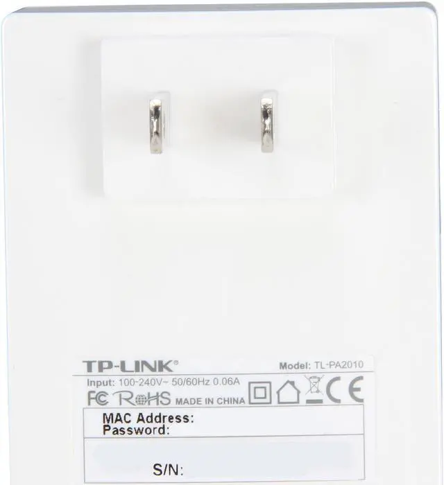 Alt view image 2 of 4 - TP-Link TL-PA2010 AV200 Nano Powerline Adapter Up to 200Mbps