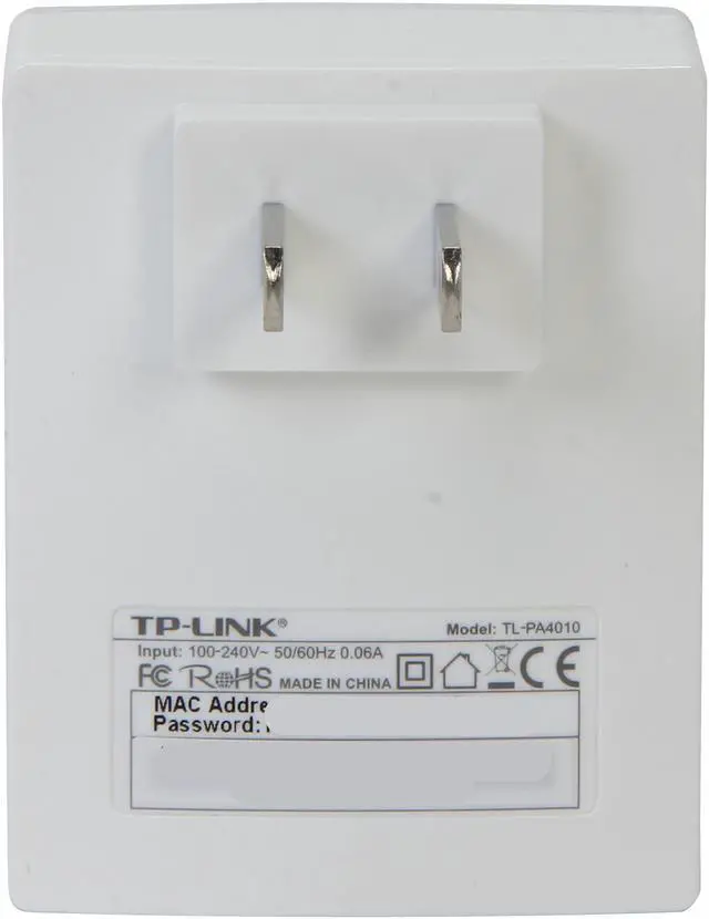 Alt view image 5 of 6 - TP-Link TL-PA4010 AV500 Nano Powerline Adapter Up to 500Mbps