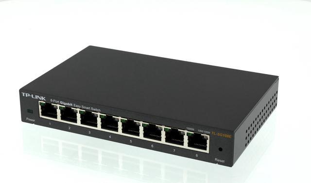 Switch gigabit inteligente de 8 puertos TP-LINK SG108E 10/100/1000Mbps
