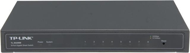 TP-Link TL-SG2008 8-Port Gigabit Smart Switch - Newegg.com