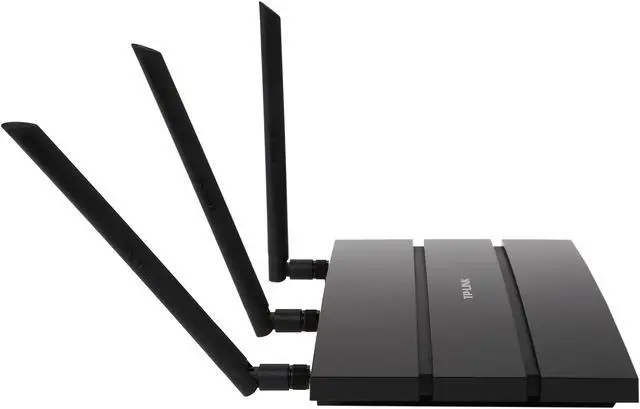 Alt view image 3 of 6 - TP-LINK Archer C7 AC1750 Dual Band Wireless AC Gigabit Router, 2.4GHz 450Mbps+5Ghz 1350Mbps, 2 USB Ports, IPv6, Guest Network-V1