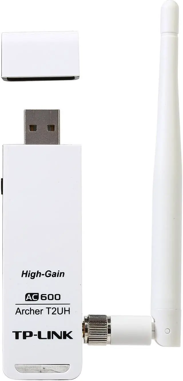 Alt view image 2 of 7 - TP-Link Archer T2UH AC600 High Gain Wireless Dual Band USB Adapter