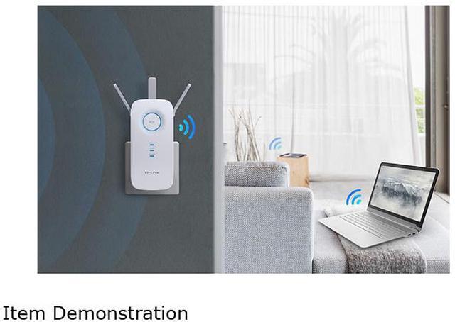Alt view image 4 of 6 - TP-Link AC1750 WiFi Extender (RE450), PCMag Editor's Choice, Up to 1750Mbps, Dual Band WiFi Repeater, Internet Booster, Extend WiFi Range further