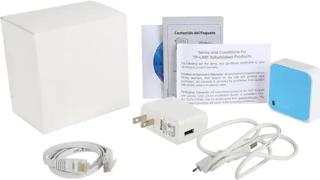 Alt view image 7 of 7 - TP-LINK TL-WR702N Wireless N150 Travel Router, Nano Size, Router / AP / Client / Bridge / Repeater Modes, 150 Mbps, USB Powered- Certified Refurbished