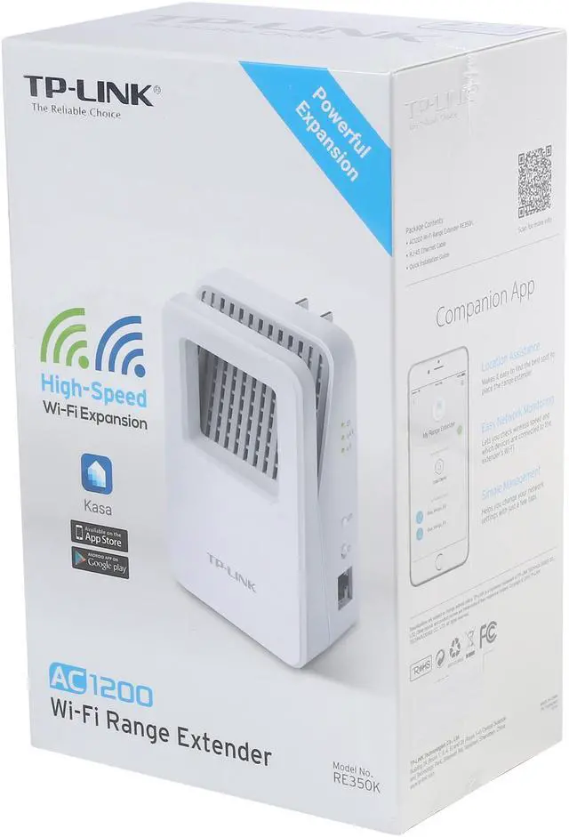 Alt view image 6 of 6 - TP-LINK AC1200 Wi-Fi Range Extender (RE350K), Set Up in Minutes with Kasa app (Android and iOS)