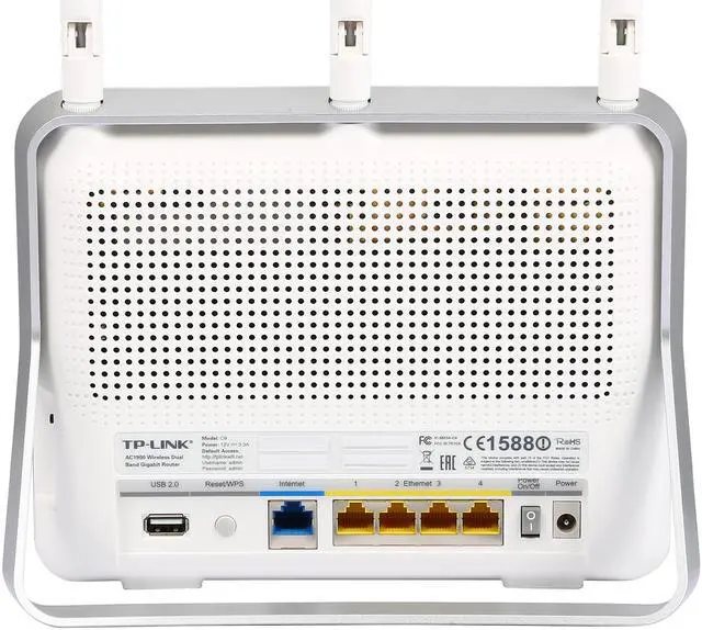 Alt view image 4 of 7 - TP-Link Certified - Archer C9 Wireless AC1900 Dual Band Gigabit Router