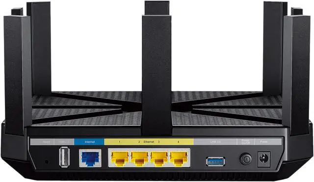 Alt view image 4 of 4 - TP-Link Archer C5400 AC5400 Wireless MU-MIMO Tri-Band Router - Comprehensive Antivirus and Security, Works with Alexa and IFTTT