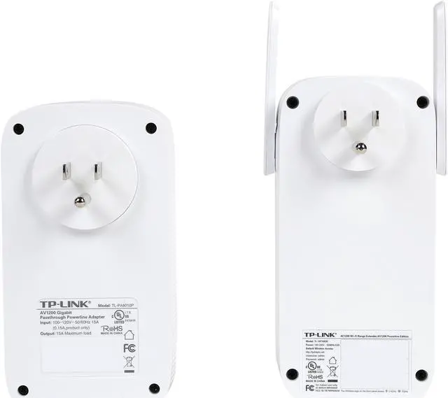Alt view image 5 of 7 - TP-Link AV1300 Powerline WiFi Extender (TL-WPA8630 KIT) - Powerline Adapter with AC1350 Dual Band WiFi, Gigabit Port, 2X2 MIMO with Beamforming, Plug & Play, Power Saving, Ideal for Smart TV