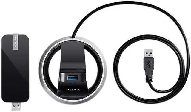 Alt view image 4 of 5 - TP-Link Archer T9UH AC1900 High Gain Wireless Dual Band USB Adapter