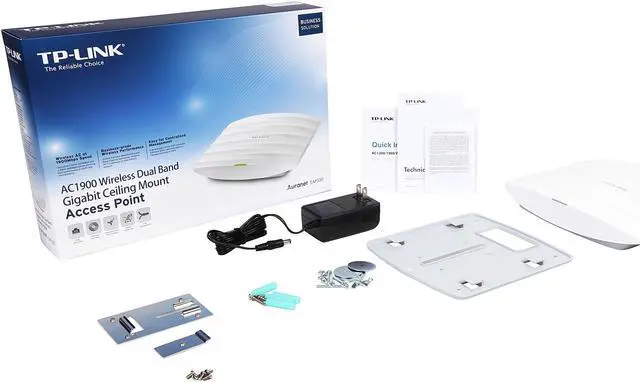 Alt view image 7 of 7 - TP-Link EAP330 AC1900 Wireless Dual Band Gigabit Ceiling Mount Access Point