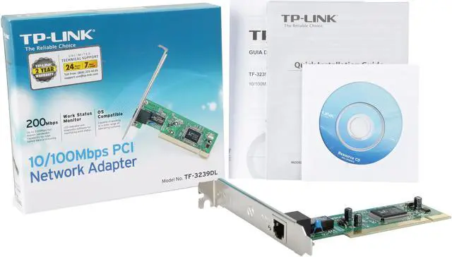 Alt view image 5 of 5 - TP-Link TF-3239DL 10/100 Mbps PCI Network Adapter 10/100Mbps PCI 1 x RJ45