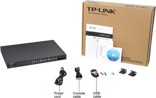 Alt view image 5 of 6 - TP-Link T2600G-28MPS JetStream 24-Port Gigabit L2 Managed PoE+ Switch with 4 SFP Slots