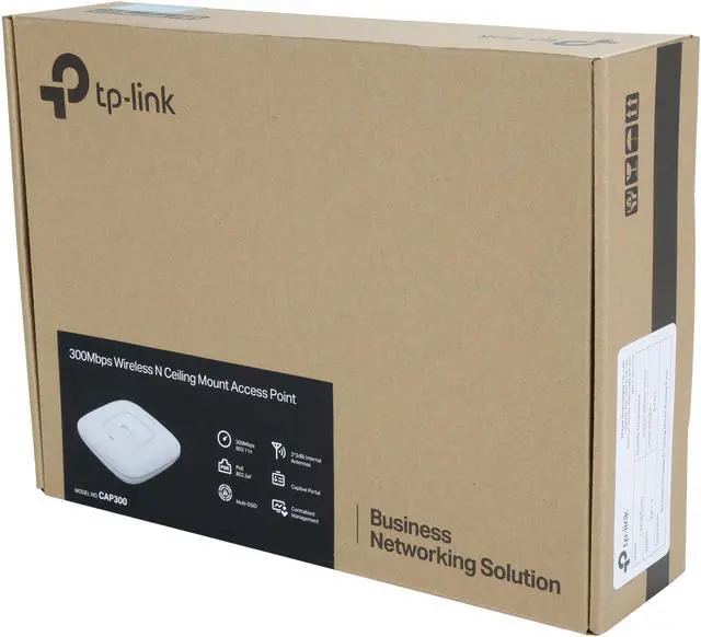 Alt view image 4 of 4 - TP-LINK CAP300 300 Mbps Wireless N Ceiling Mount Access Point