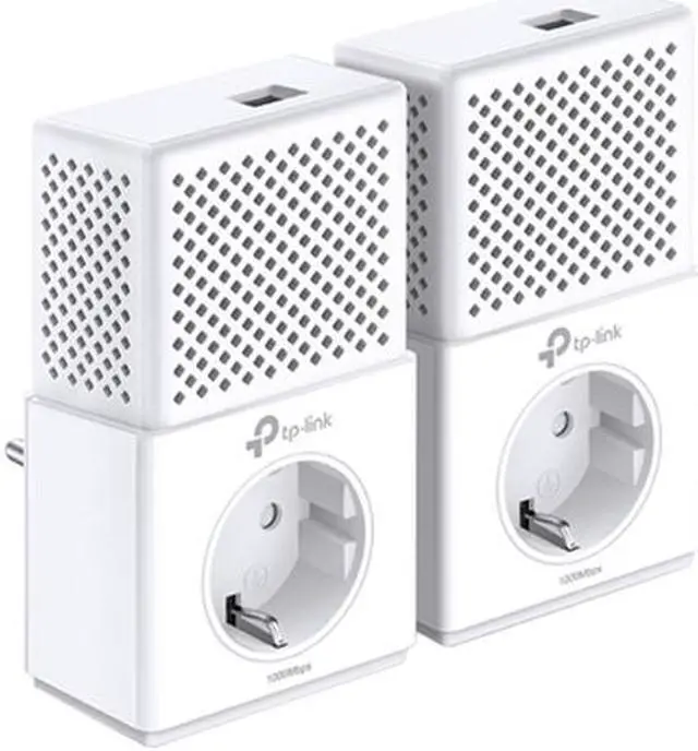 Alt view image 4 of 5 - TP-LINK TL-PA7010P KIT AV1000 Gigabit Passthrough Powerline Starter Kit