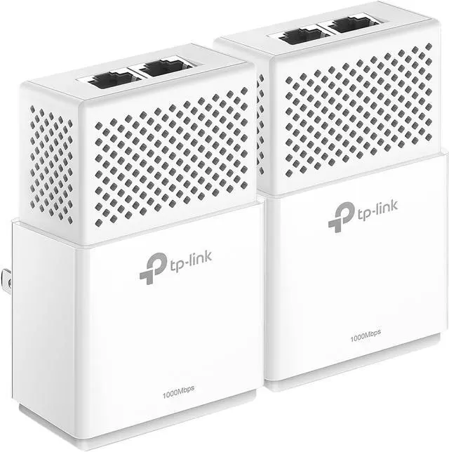 Alt view image 2 of 5 - TP-Link TL-PA7020 KIT_V2 AV1000 2-port Gigabit Powerline Starter Kit Up to 1Gbps