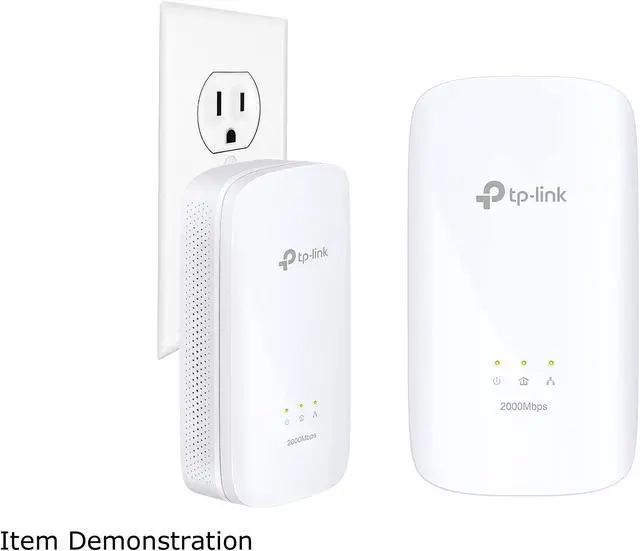Alt view image 3 of 6 - TP-LINK TL-PA9020 KIT AV2000 2-port Gigabit Powerline Starter Kit