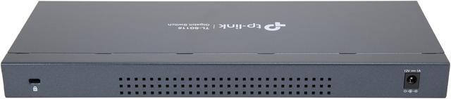 Alt view image 5 of 6 - TP-Link 16 Port Gigabit Ethernet Network Switch, Desktop/ Wall-Mount, Fanless, Sturdy Metal w/ Shielded Ports, Traffic Optimization, Unmanaged, Limited Lifetime Protection (TL-SG116)